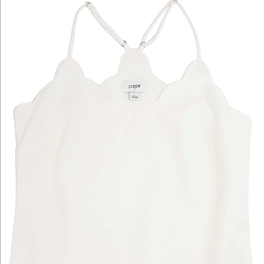 J.Crew Mercantile Women's Scalloped Crepe Cami